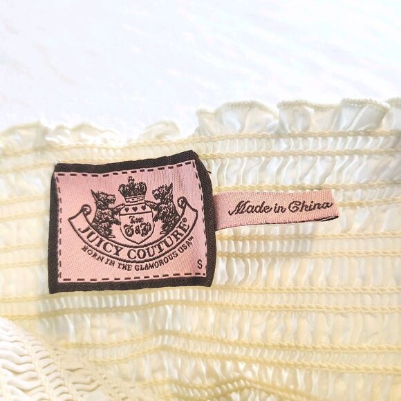 Juicy Couture Embroidered Silk Maxi Dress Festival Boho Romantic Whimsical Small - Picture 6 of 9